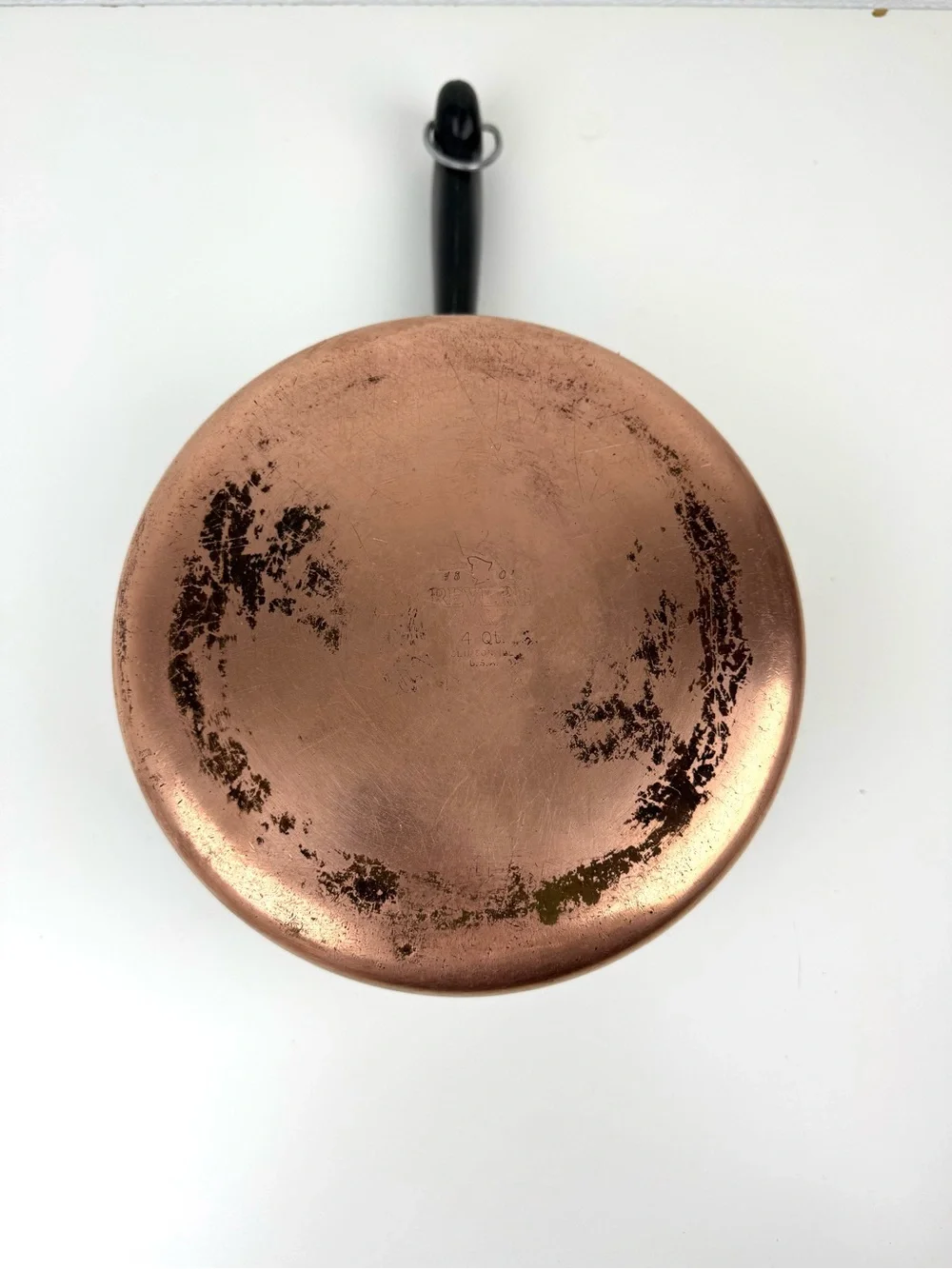 Revere Ware 4 Qt Copper Bottom Stock Pot